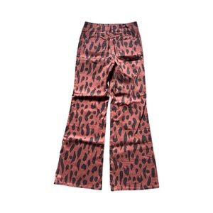 Anthropologie Maeve Rust and Black Patterned Pants